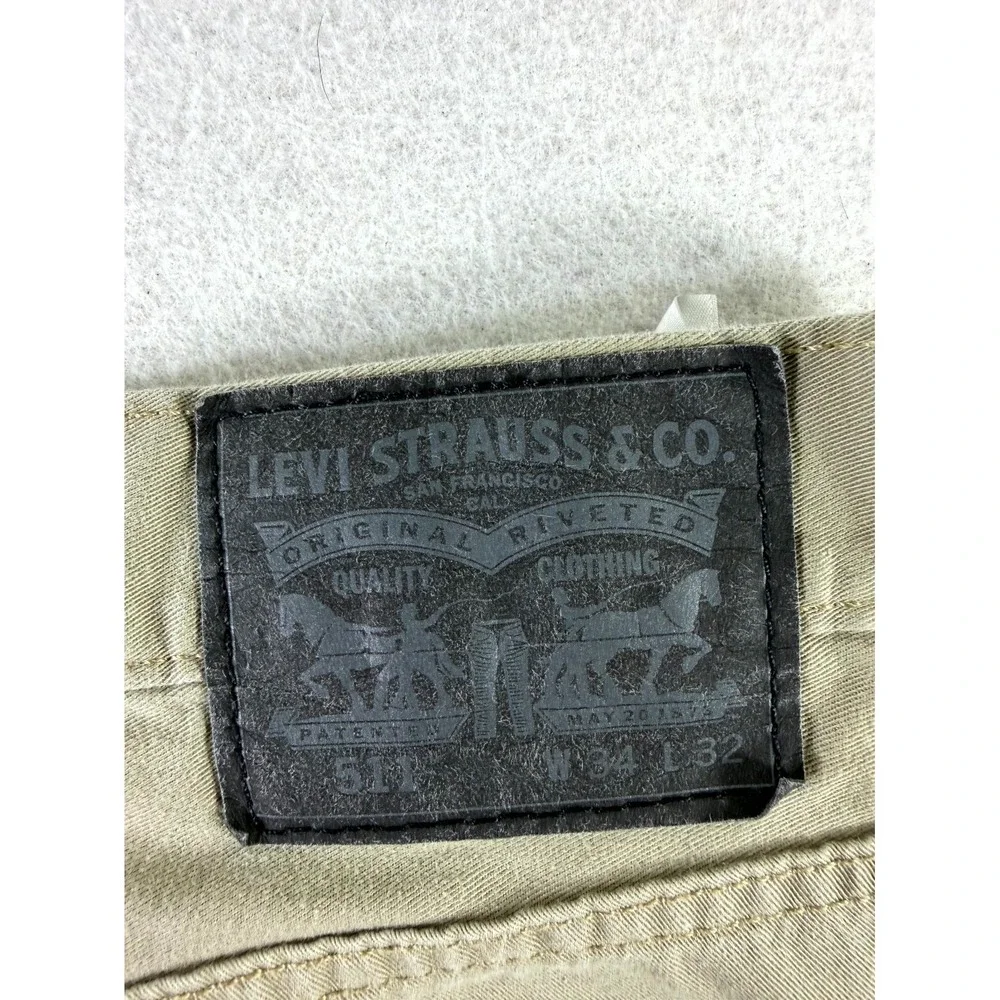 Levi s 511 Jeans Mens 34x32 Slim Fit Streetwear Grunge Straight Leg